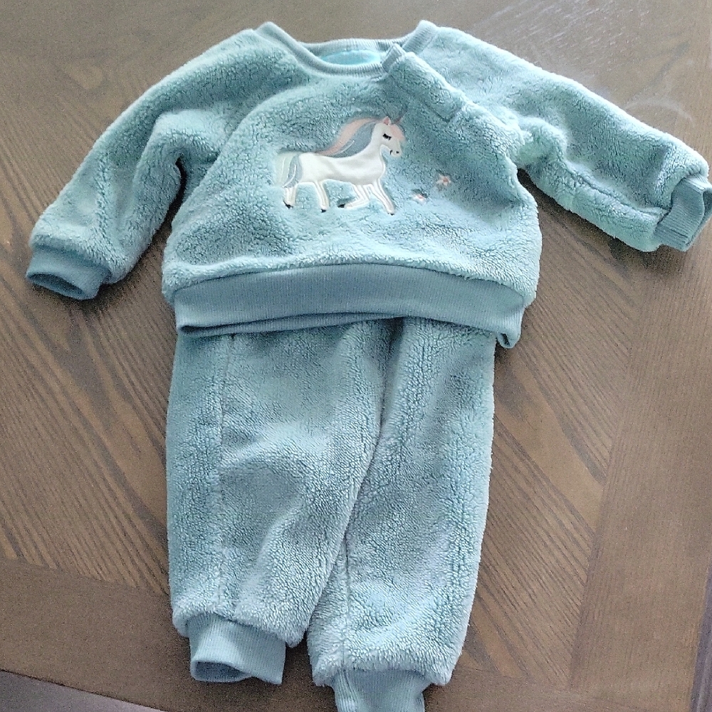 Pekkle Blue Unicorn Baby Outfit 🦄